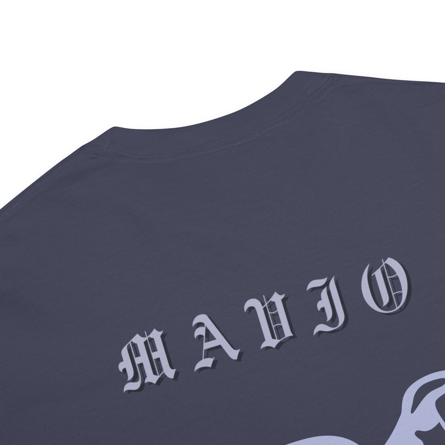 Heavyweight Stone Blue Cotton T-Shirt