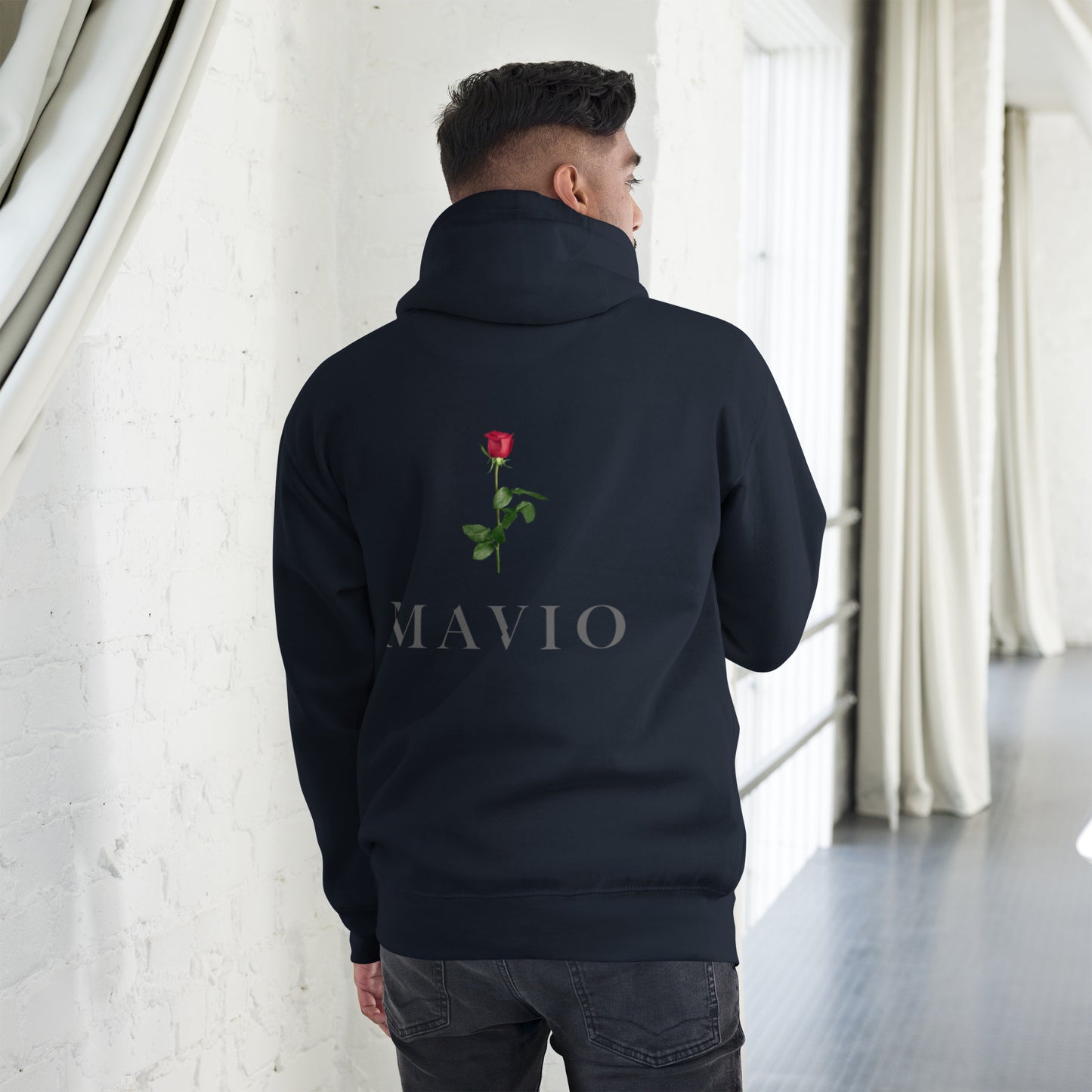 Graphic Rose Hoodie