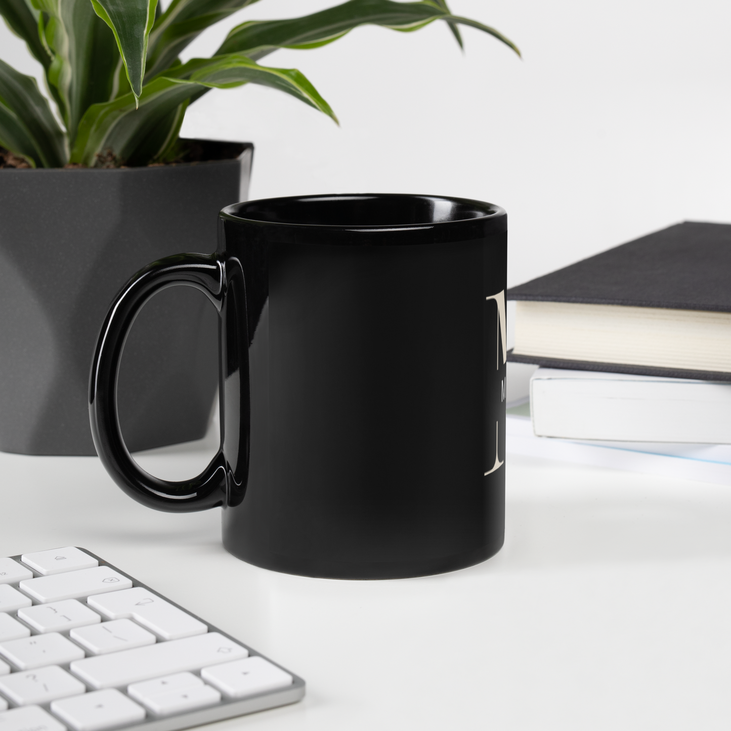 Glossy Black MAVIO Mug