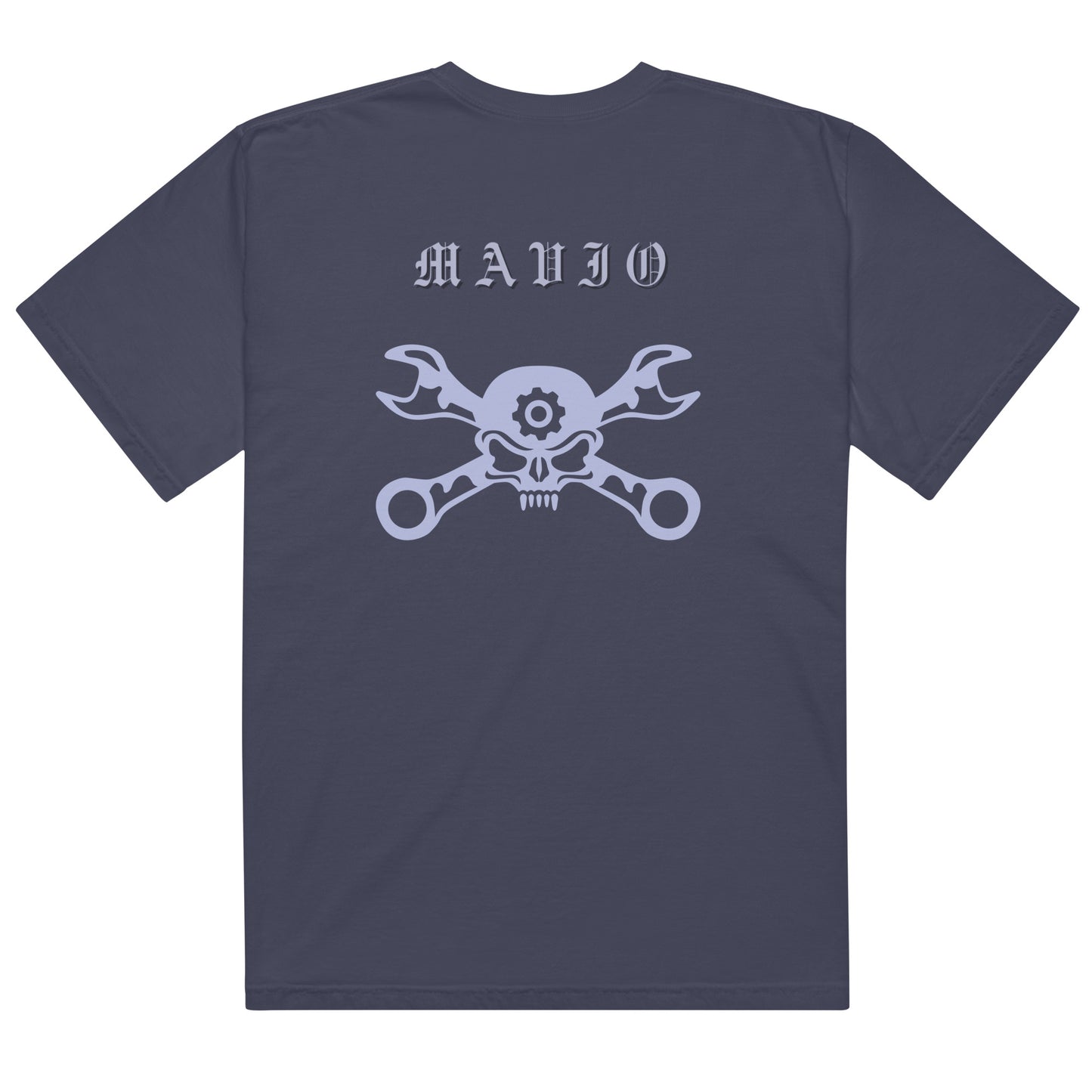 Heavyweight Stone Blue Cotton T-Shirt